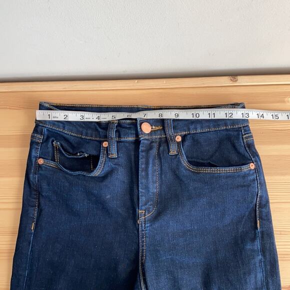 Blank NYC The Waverly High Rise Flare Dark Wash Jean 27 - Picture 8 of 11